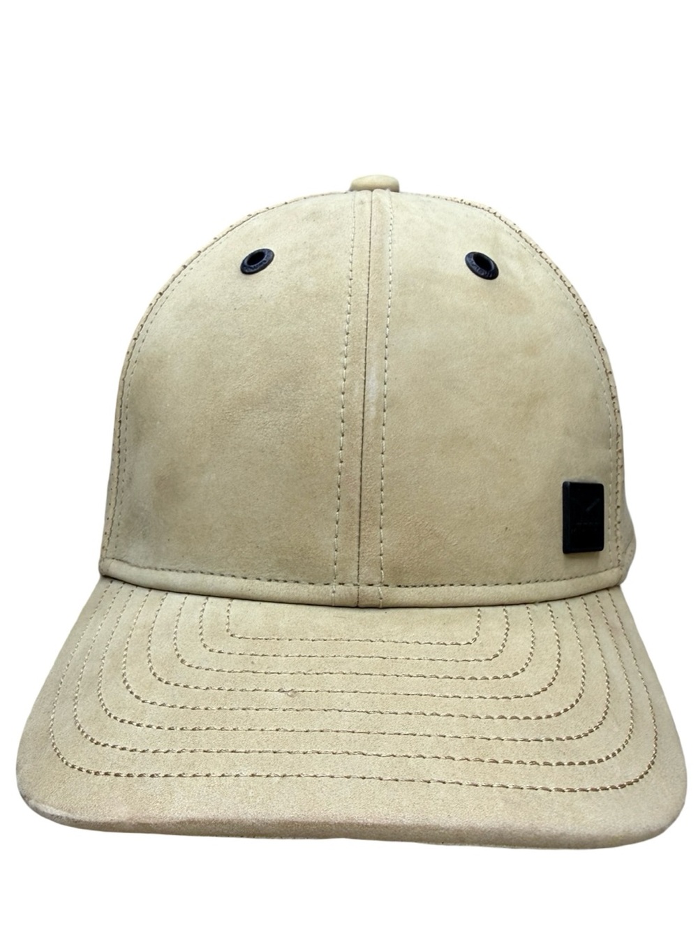 Melin Voyage Elite Strapback Hat Khaki Nubuck Leather
